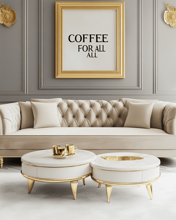 coffee table with storage​