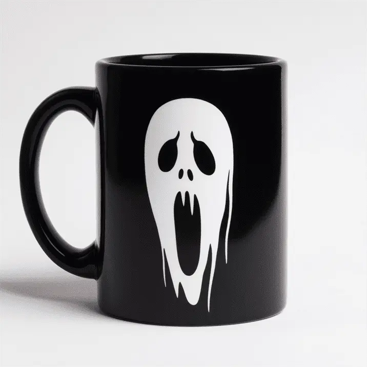 Ghost Face Coffee Cup
