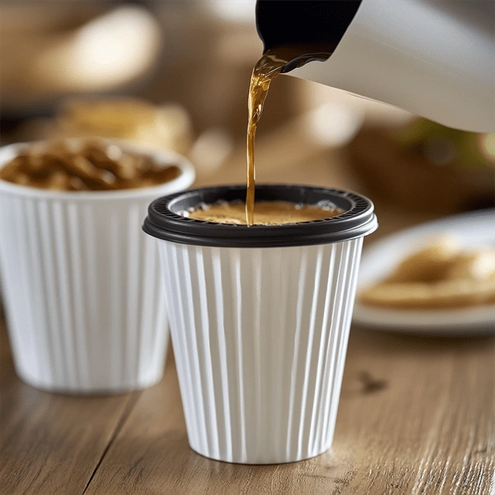 Plastic Coffee Cups with Lids