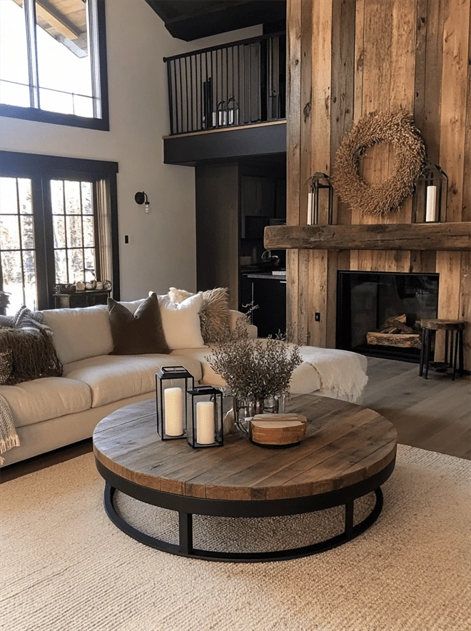 Round Hardwood Coffee Tables